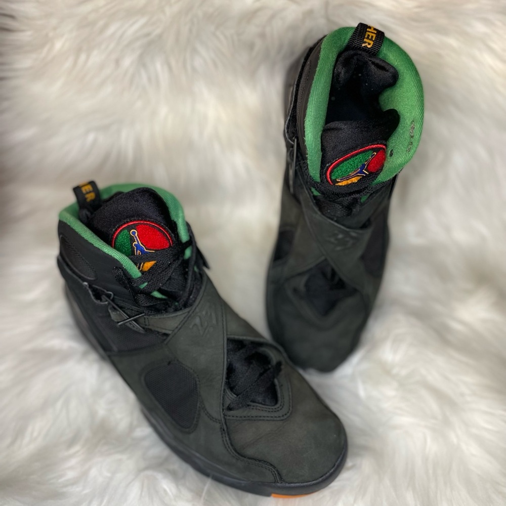 Mens Jordan 8 Retro Tinker Air Raid Sneakers Shoes Size 9 - Picture 4 of 13